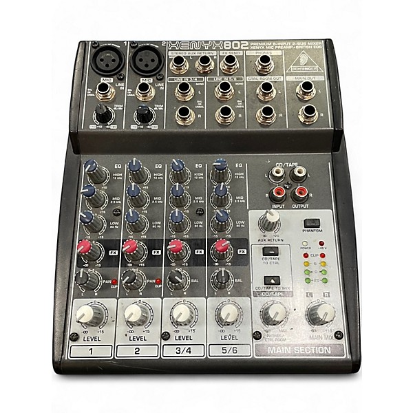 Used Behringer Xenyx 802 Unpowered Mixer
