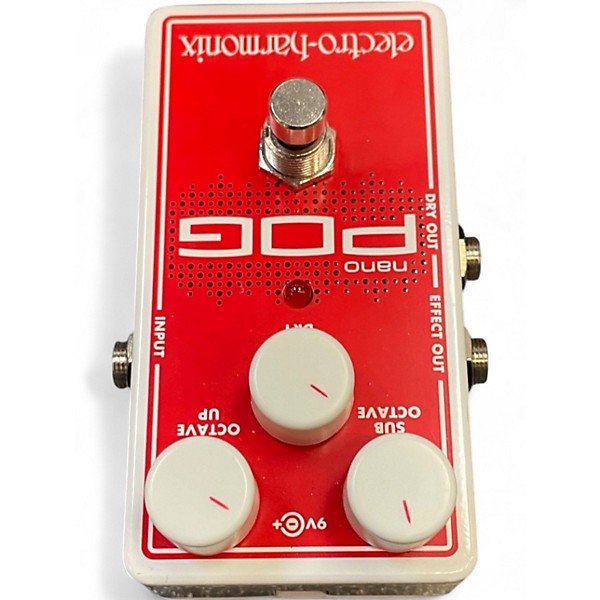 Used Electro-Harmonix Nano POG Polyphonic Octave Generator Effect Pedal
