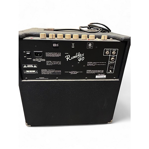 Used Fender Rumble V3 40W 1x10 Bass Combo Amp