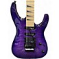 Used Jackson JS34Q Dinky Trans Purple Solid Body Electric Guitar