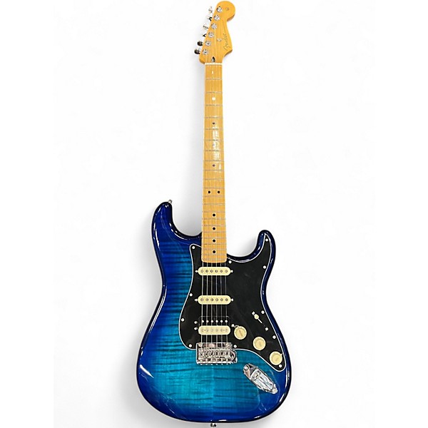 Used Fender Player Stratocaster HSS Plus Top BLUEBERRY BURST Solid Body Electric Guitar