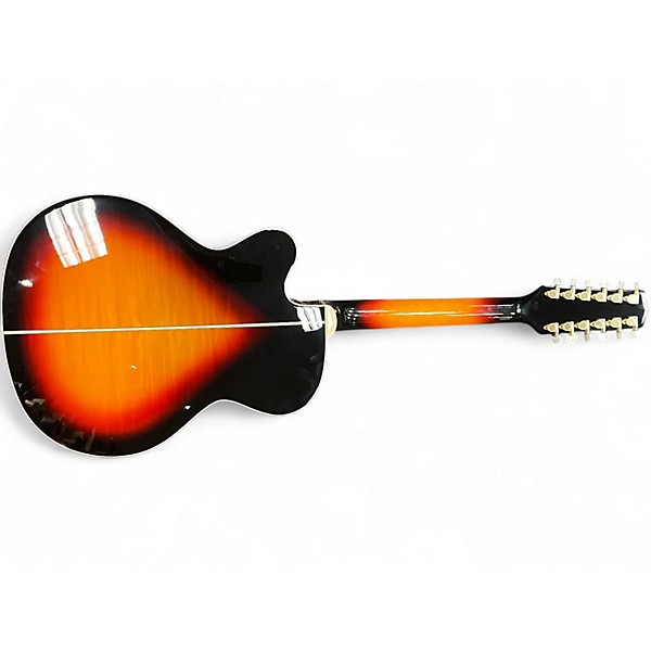 Used Takamine GJ72CE-12 3 Color Sunburst 12 String Acoustic Electric Guitar