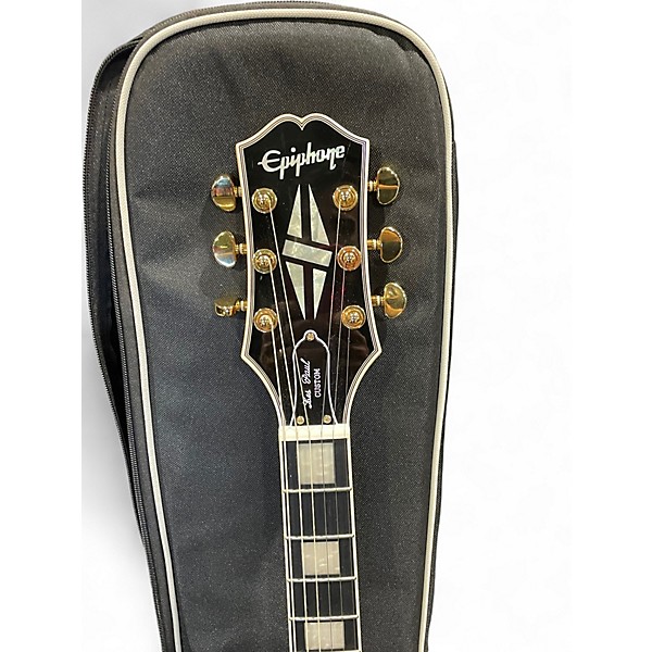 Used Epiphone LES PAUL TANSPARENT AMBER Solid Body Electric Guitar