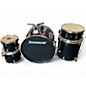Used Ludwig 5 Piece Backbeat black sparkle Drum Kit thumbnail