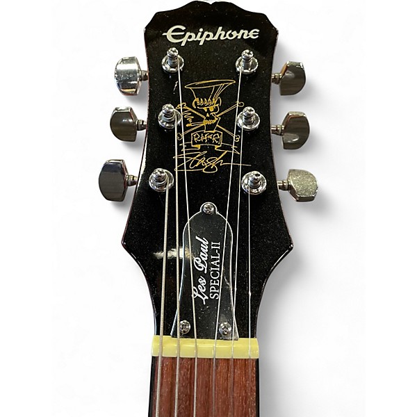 Used Epiphone Les Paul Slash Special II Trans Amber Solid Body Electric Guitar