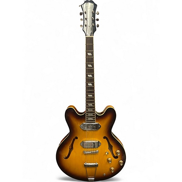 Used Epiphone Casino 2 Tone Sunburst Hollow Body Electric Guitar