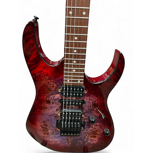 Used Ibanez RG470PB Red Eclipse Burst Solid Body Electric Guitar