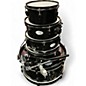 Used Pearl 5 Piece Rythm Traveler BLACK Drum Kit thumbnail