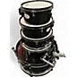 Used Pearl 5 Piece Rythm Traveler BLACK Drum Kit