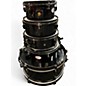 Used Pearl 5 Piece Rythm Traveler BLACK Drum Kit