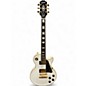 Used 2022 Epiphone Les Paul Custom Alpine White Solid Body Electric Guitar thumbnail