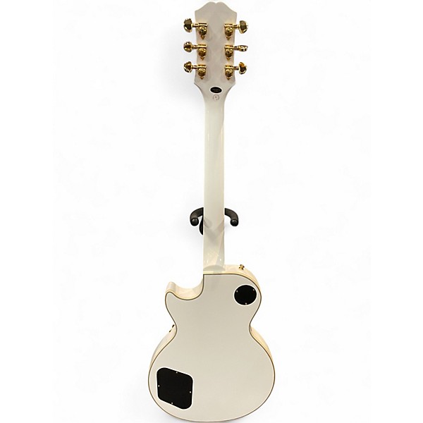 Used 2022 Epiphone Les Paul Custom Alpine White Solid Body Electric Guitar
