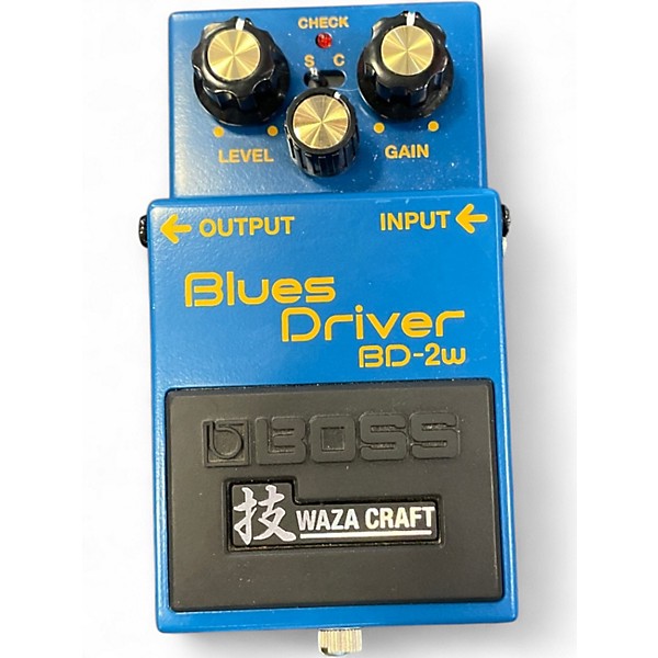 Used BOSS BD2W Blues Driver Waza Craft Effect Pedal