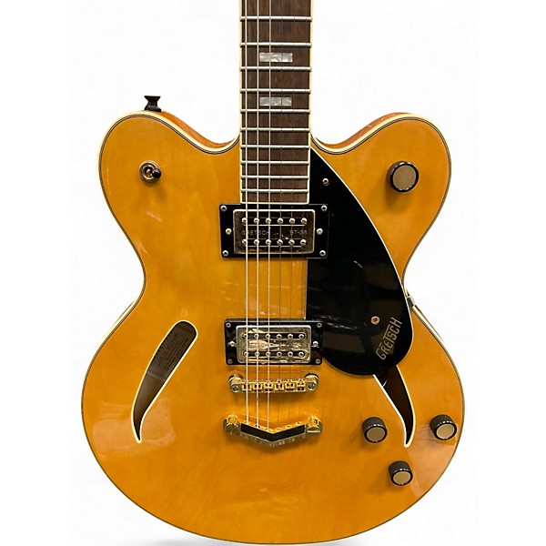 Used Gretsch Guitars Streamliner Limited-Edition Center Block Cat-Eye With V-Stop Vintage Natural Hollow Body Electric Guitar