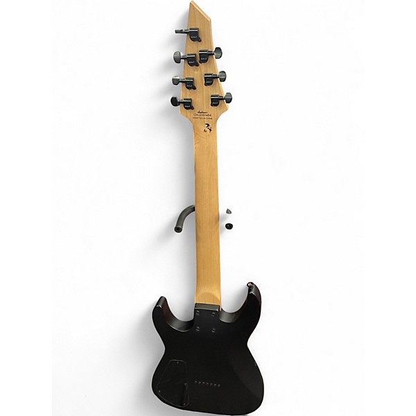 Used Jackson JS22-7 Dinky 7 String Black Solid Body Electric Guitar