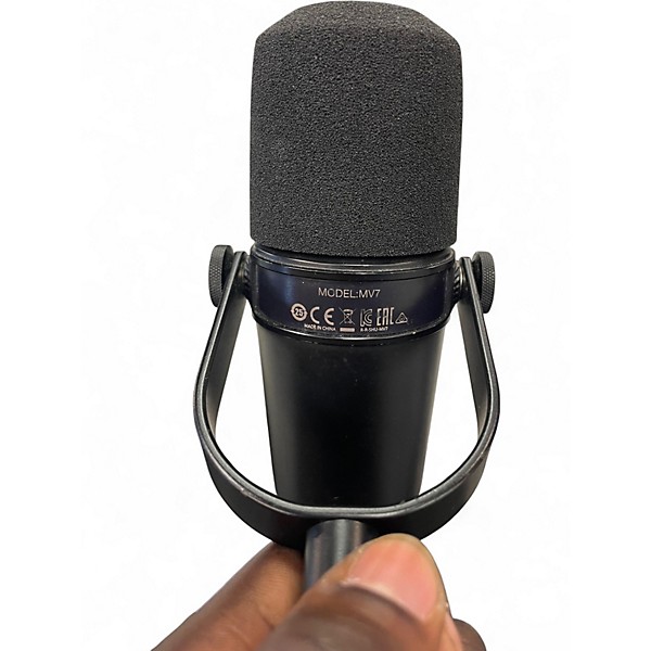 Used Shure MV7 USB Microphone