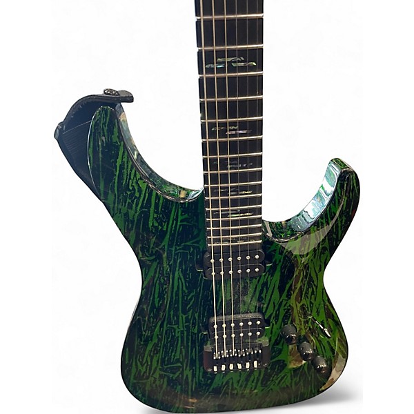 Used Schecter Guitar Research C-1 SILVER MOUNTAIN TXV Venom Solid Body Electric Guitar