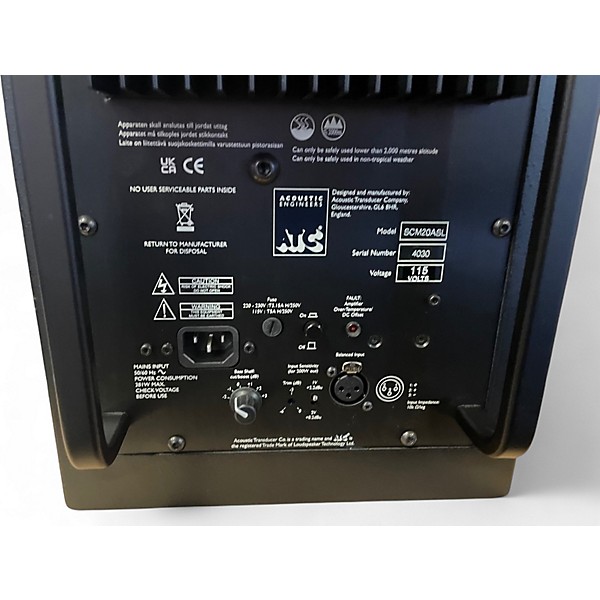 Used Atc SCM20 Pair Powered Monitor