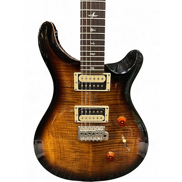 Used PRS SE Custom 24 Brown Sunburst Solid Body Electric Guitar