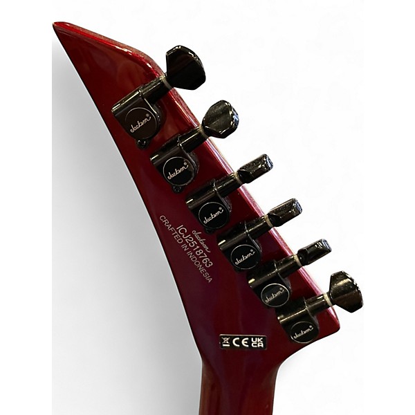 Used 2025 Jackson SLXDX SOLOIST Candy Apple Red Metallic Solid Body Electric Guitar