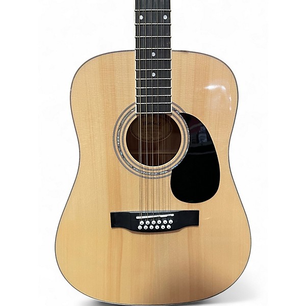 Used Mitchell D120S-12E Natural 12 String Acoustic Electric Guitar