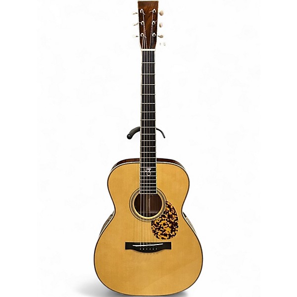 Used Santa Cruz 1934 OM OLD GROWTH ADIRONDACK/MAHOGANY Natural Acoustic Electric Guitar