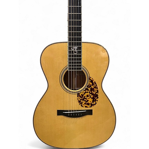 Used Santa Cruz 1934 OM OLD GROWTH ADIRONDACK/MAHOGANY Natural Acoustic Electric Guitar