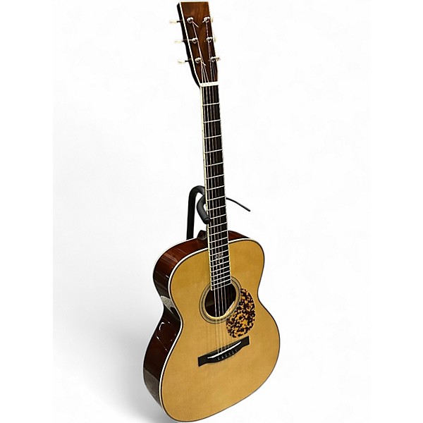 Used Santa Cruz 1934 OM OLD GROWTH ADIRONDACK/MAHOGANY Natural Acoustic Electric Guitar