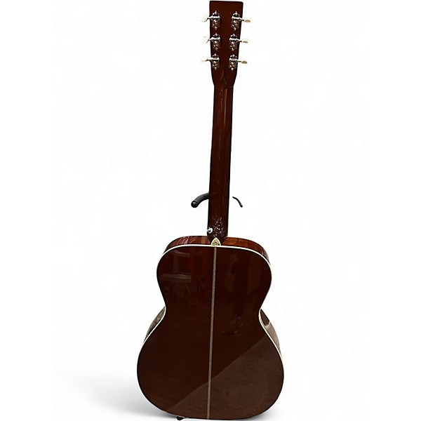 Used Santa Cruz 1934 OM OLD GROWTH ADIRONDACK/MAHOGANY Natural Acoustic Electric Guitar