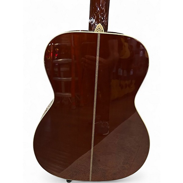 Used Santa Cruz 1934 OM OLD GROWTH ADIRONDACK/MAHOGANY Natural Acoustic Electric Guitar