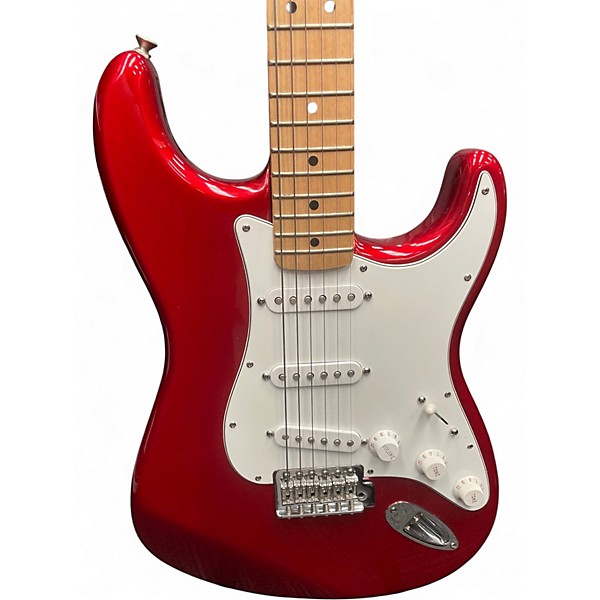 Used Fender Standard Stratocaster Red Solid Body Electric Guitar