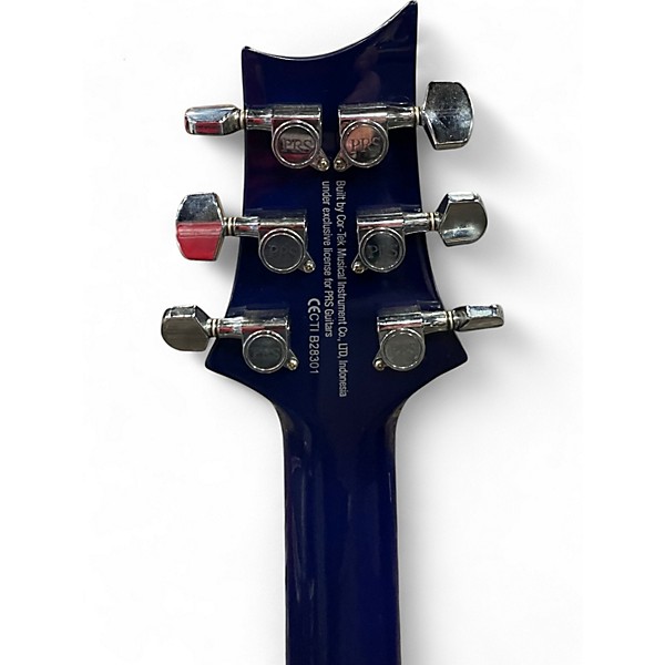 Used PRS SE Standard 24 Trans Blue Solid Body Electric Guitar