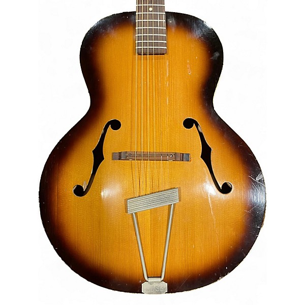 Vintage 1940s Gretsch Guitars New Yorker Natural Acoustic Guitar