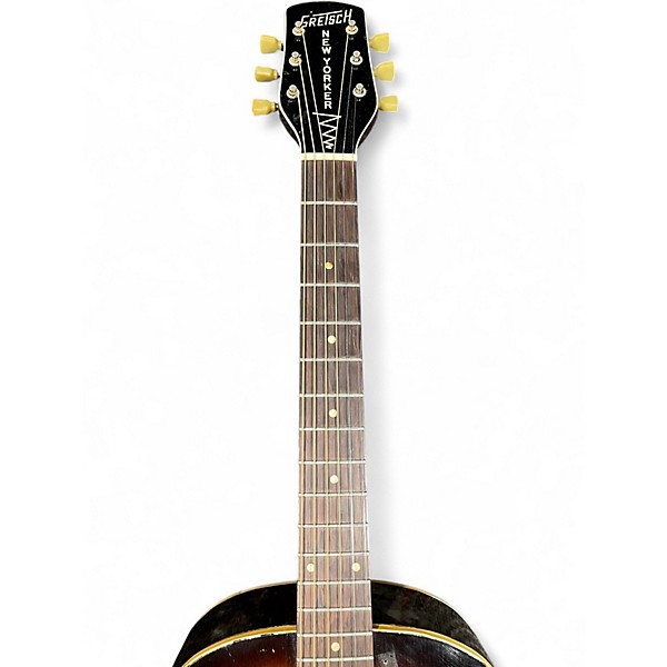 Vintage 1940s Gretsch Guitars New Yorker Natural Acoustic Guitar