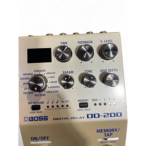 Used BOSS DD200 Digital Delay Effect Pedal