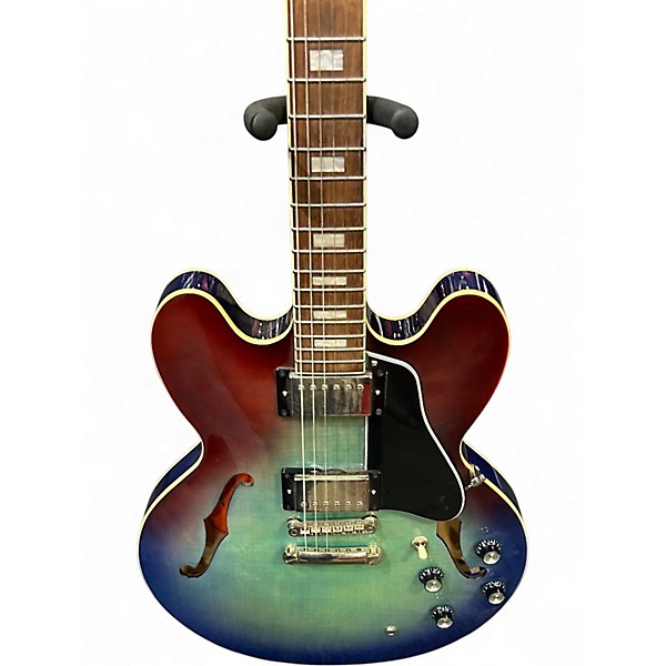 Used Epiphone ES-335 Figured IG Blueberry Burst Hollow Body Electric Guitar