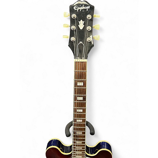 Used Epiphone ES-335 Figured IG Blueberry Burst Hollow Body Electric Guitar