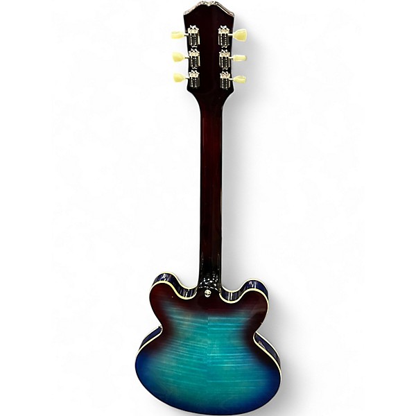 Used Epiphone ES-335 Figured IG Blueberry Burst Hollow Body Electric Guitar