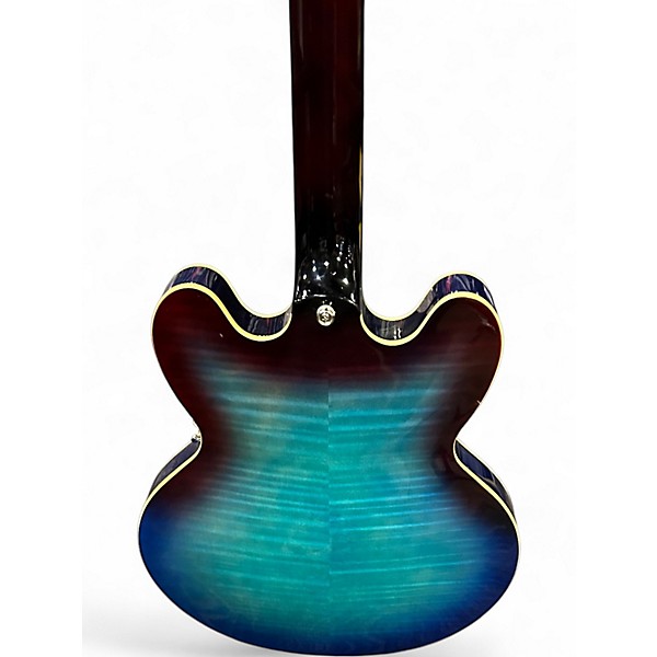 Used Epiphone ES-335 Figured IG Blueberry Burst Hollow Body Electric Guitar