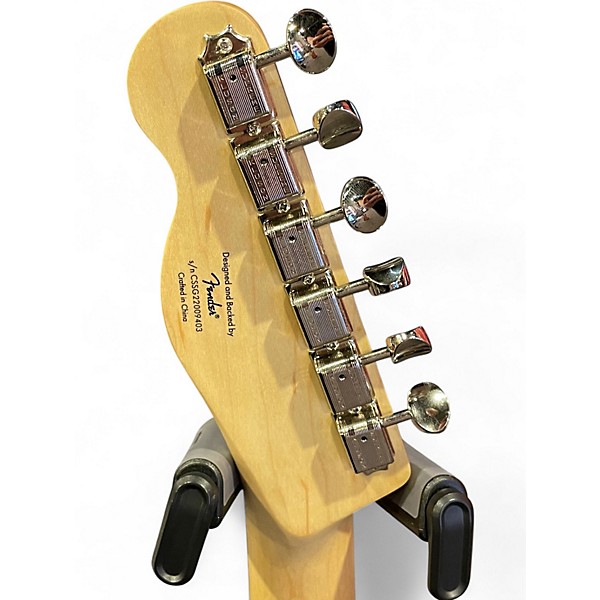 Used Squier Classic Vibe 70s Thinline Telecaster Black Hollow Body Electric Guitar