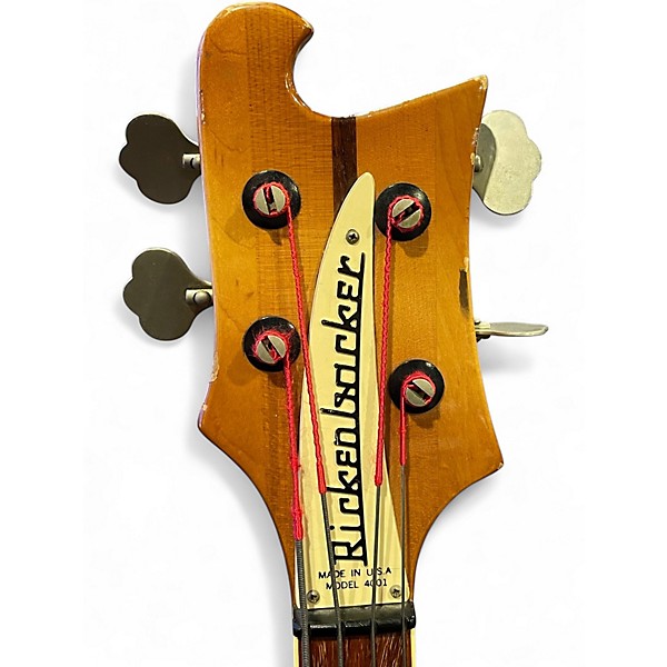 Vintage 1978 Rickenbacker 4001 Natural Electric Bass Guitar