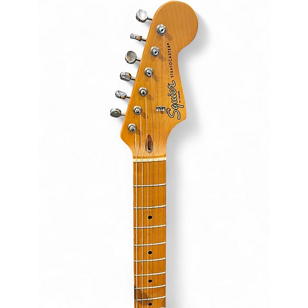 Used Squier 40TH ANNIVERSARY VINTAGE EDITION STRATOCASTER Seafoam Green Solid Body Electric Guitar