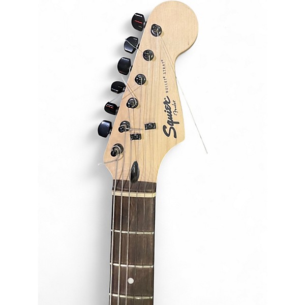 Used Squier Bullet Stratocaster Black Solid Body Electric Guitar
