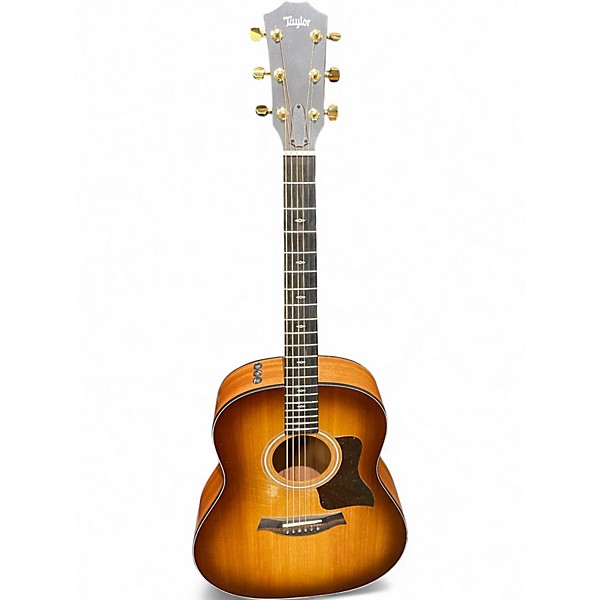 Used Taylor Sunset Blvd 117E sunburst Acoustic Electric Guitar