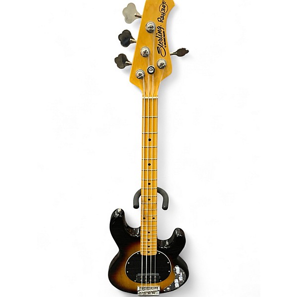 Used Sterling by Music Man Ray34 Sunrise Tea Burst Electric Bass Guitar