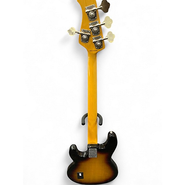 Used Sterling by Music Man Ray34 Sunrise Tea Burst Electric Bass Guitar