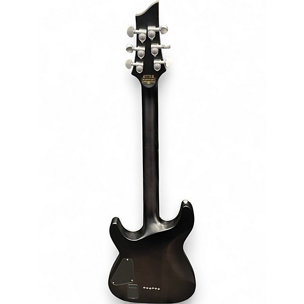 Used Schecter Guitar Research C-1 PLATINUM Black Solid Body Electric Guitar