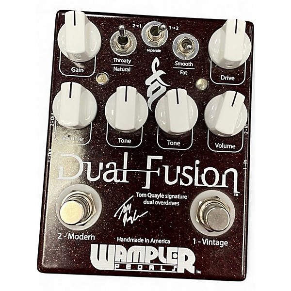 Used Wampler Dual Fusion Tom Quayle Signature Overdrive Effect Pedal