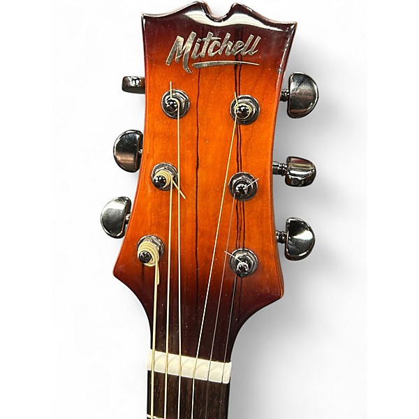 Used Mitchell MX430SM Spalted Maple Acoustic Electric Guitar