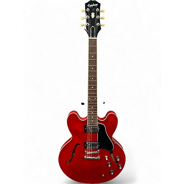 Used Epiphone ES335 Cherry Hollow Body Electric Guitar